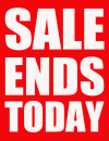Sales Ends Today