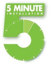 5 minute installation